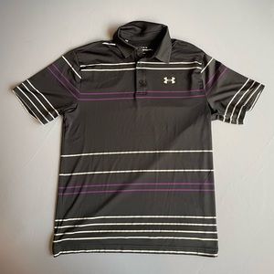 Under Armour Playoff 2.0 Polo (M, Black/Hendrix/Summit White)